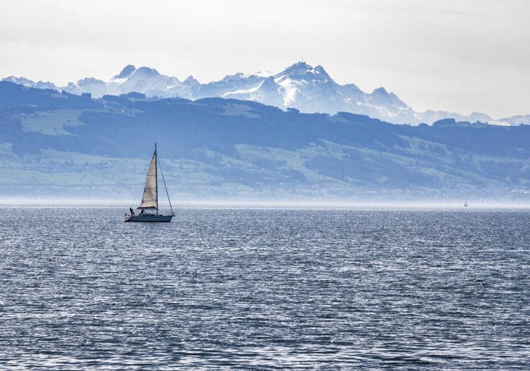 Der Bodensee: Segeln zwischen drei Ländern