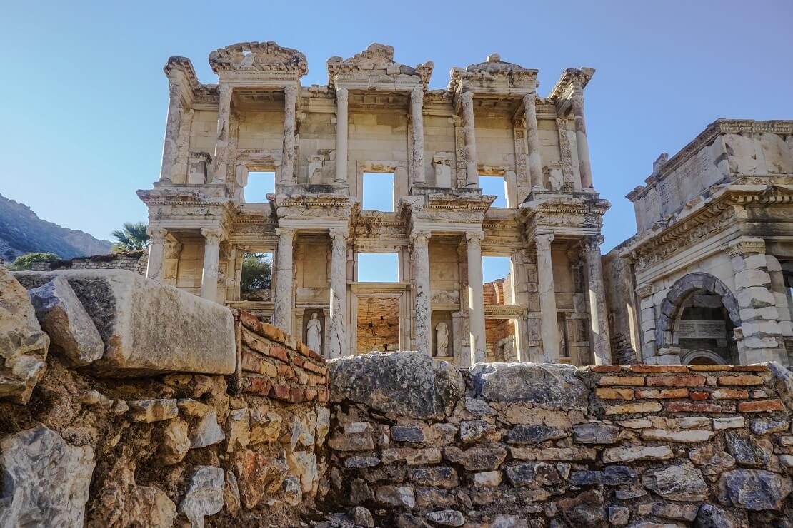 Der Tempel der Artemis in der Türkei