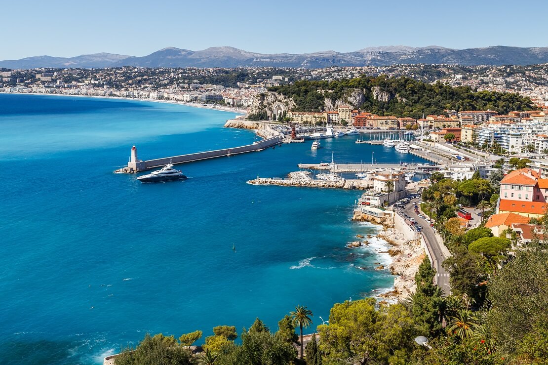 Küste der Côte d’Azur 