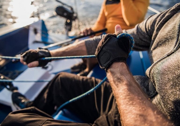 Segelhandschuhe für warme und geschützte Hände auf hoher See