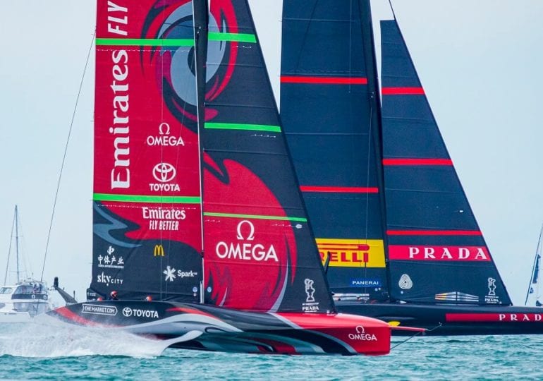 36. America´s Cup: Gleichstand nach Tag 1