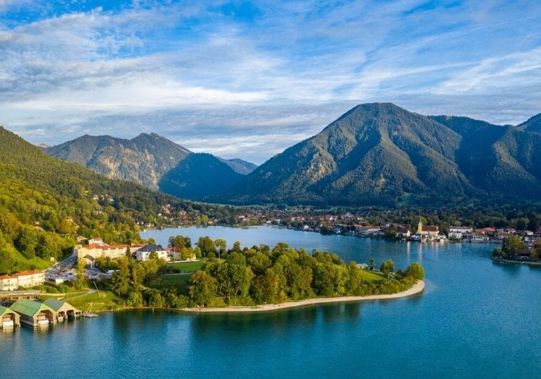 Der Tegernsee: Glasklares Wasser und perfekte Winde