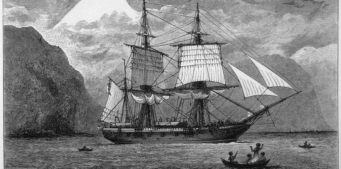 Charles Darwin verleiht der HMS Beagle ihre Berühmtheit