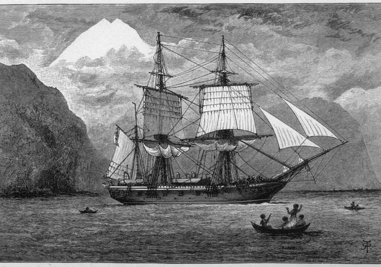 Charles Darwin verleiht der HMS Beagle ihre Berühmtheit