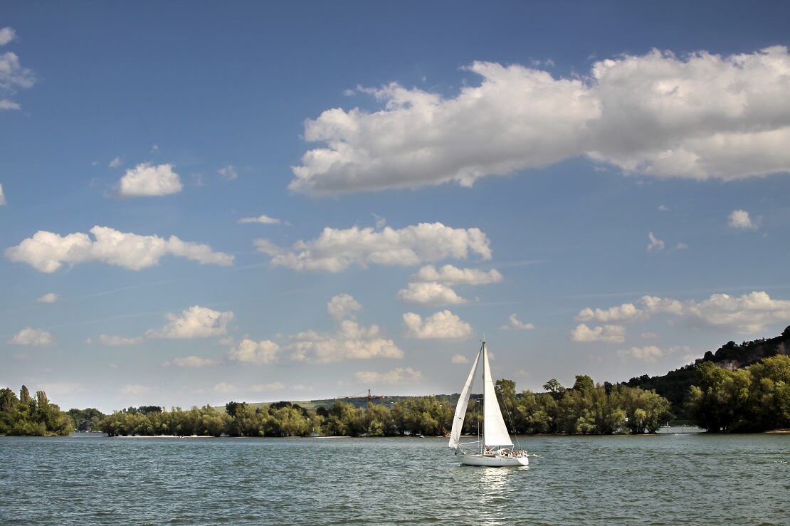 Segeln auf dem Rhein