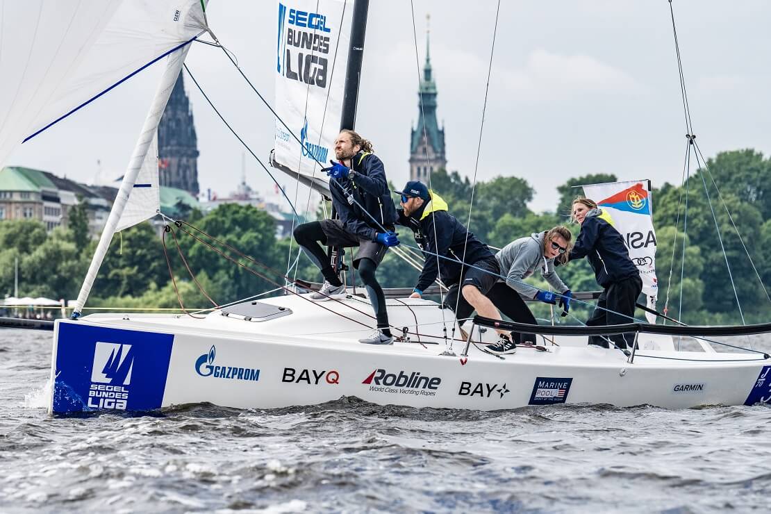 Der Akademische SegelVerein Warnemünde auf dem Boot