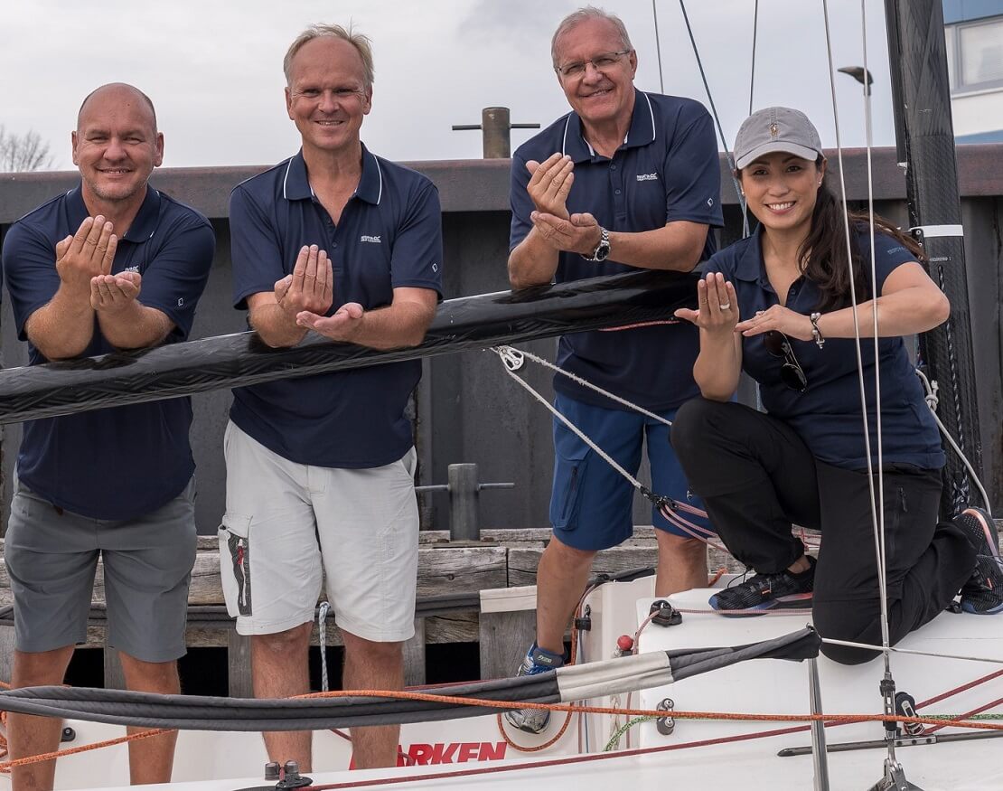 Gehörlose Segler bei der Kieler Woche