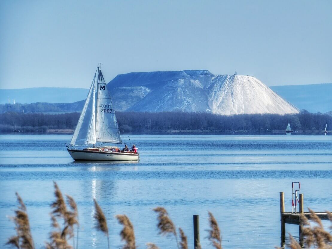 Segelboot auf dem Steinhuder Meer